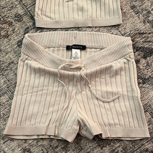 Dynamite Ribbed Lounge Set - Picture 2 of 3